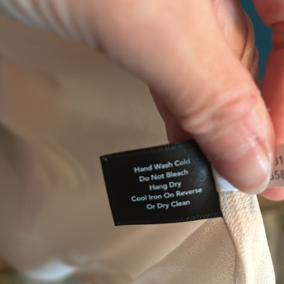 Boston Proper Floral Autumn Metallic Wrap Dress - Picture 14 of 14